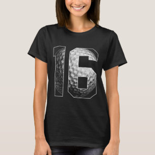 16. Geburtstag Boy Golf Player Golf 16 Jahre alt T-Shirt