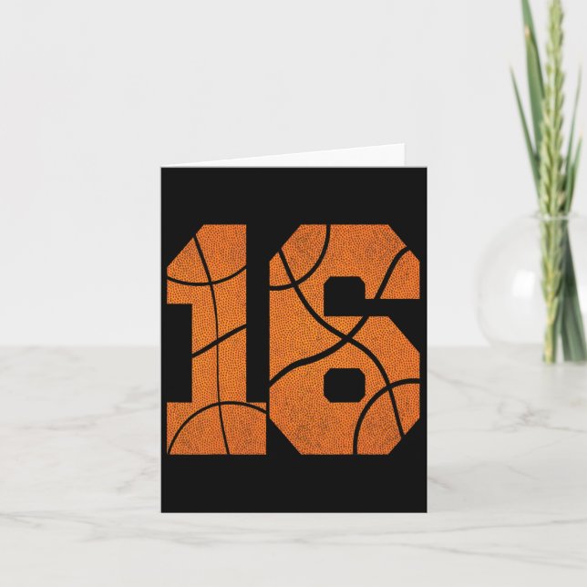 16. Geburtstag Bysketbyll Jungs Kinder Karte (Vorderseite)