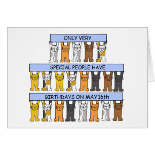 16. Geburtstag Cartoon Katzen