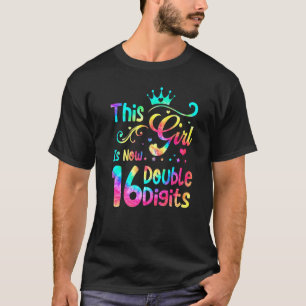 16. Geburtstag dieses Mädchen ist jetzt 16 doppelt T-Shirt