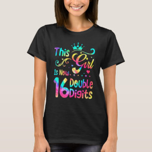16. Geburtstag dieses Mädchen ist jetzt 16 zweiste T-Shirt