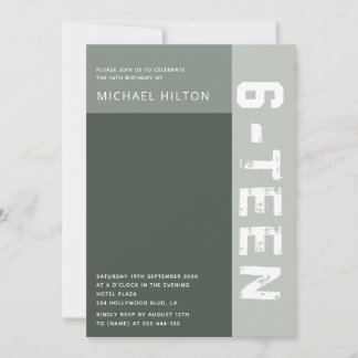 16 . Geburtstag Einladung