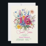 16 . Geburtstag Floral Einladung<br><div class="desc">Eine wunderschöne Einladung aus 16 . Geburtstag mit einem farbenfrohen, gemischten Bouquet an Blume. (Bild von Freepik). Die Karte lässt sich leicht mit Ihren Formulierungen, Schriftart und Schriftart anpassen. Nicht genau das, was Sie suchen? Alle unsere Produkte können auf Ihre Bedürfnisse zugeschnitten werden, ohne Aufpreis. Wenn Sie eine andere Nummer...</div>