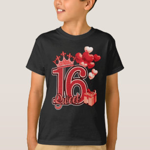 16 . Geburtstag Geburtstag Rot T-Shirt