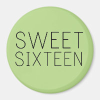 16 . Geburtstag Gift/Favor Magnet