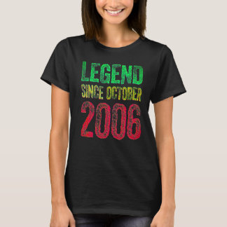 16. Geburtstag im Oktober geboren 16 Jahre Legende T-Shirt