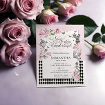 16 . Geburtstag im Wunderland Chic Blumenmarkt Einladung<br><div class="desc">Laden Sie Ihre Gäste mit unserer wunderschön gestalteten Vintagen Alice im Wunderland-Geburtstagsfeier 16 . Geburtstag zu Ihrem wichtigen 16 . Geburtstag Geburtstagsfest ein. Ideal für einen 16 . Geburtstag Geburtstag zum Thema Alice im Wunderland. Design bietet einen Mix aus eigenen, von Hand gezeichnet Originalfloralen und Kunstwerken. Wir haben die Vintagen...</div>
