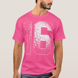 16. Geburtstag Junge Golfspieler Golf 16 Jahre alt T-Shirt