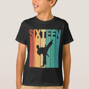 16. Geburtstag Karate Taekwondo Thema 16 Jahre alt T-Shirt