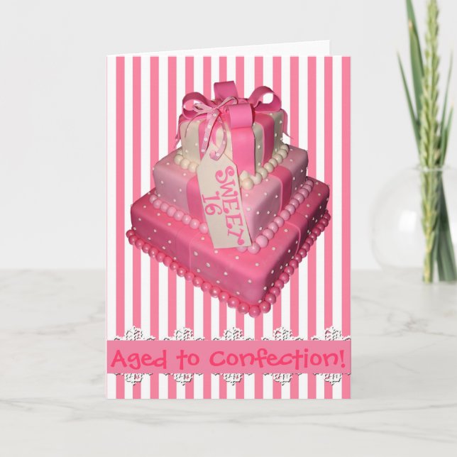 16 . Geburtstag Karte (Vorderseite)