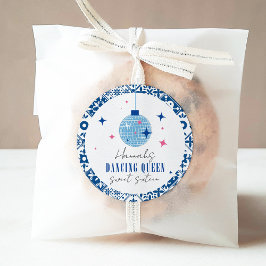 16 . Geburtstag Mamma Mia Dancing Queen disco Runder Aufkleber