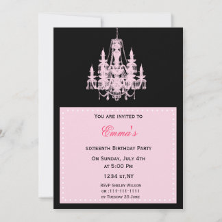 16 . Geburtstag Party Einladung