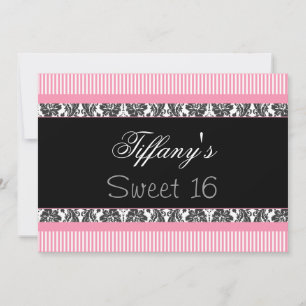 16 . Geburtstag Party Einladung