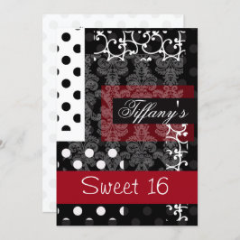 16 . Geburtstag Party Einladung