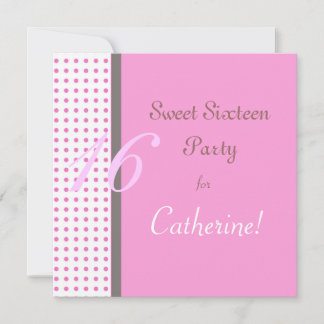 16 . Geburtstag Party Einladung. Einladung