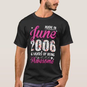 16. Geburtstag Phantastisch seit Juni 2006 T-Shirt