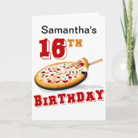 16. Geburtstag Pizza Party