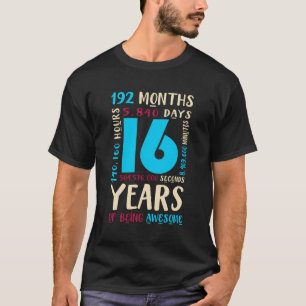 16. Geburtstag Shirt Kinder Geschenk 16 Jahre Jung