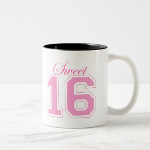 16. Geburtstag (Skript) Zweifarbige Tasse