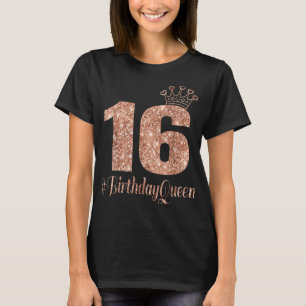 16. Geburtstag Teen 16 . Geburtstag 16 Rose T-Shirt