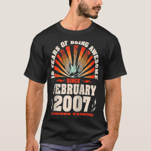 16. Geburtstag Vintag Gitarrist Gitarre Liebhaber T-Shirt