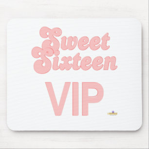 16 . Geburtstag VIP Pink Mousepad