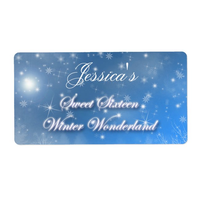 16 . Geburtstag, Winter Wonderland, Wasserzeichen (Vorne)