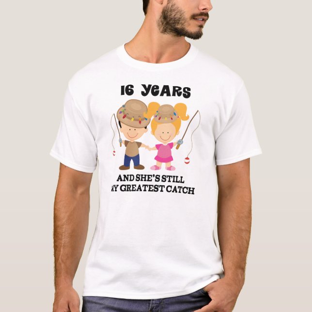16. Geburtstagsgeschenk für ihn T-Shirt (Vorderseite)