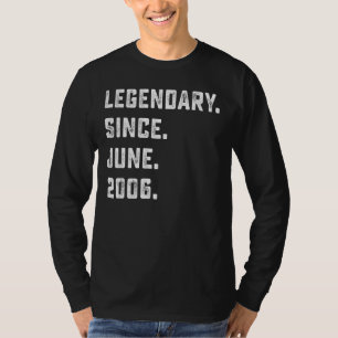16. Geburtstagsgeschenk Legendär Seit Juni 2006 16 T-Shirt
