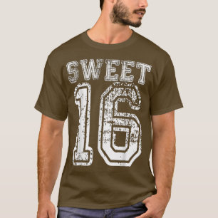 16. Geburtstagsgeschenk Süße Siteen 16 Vintage Vie T-Shirt