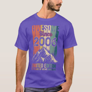 16 Geburtstagsgeschenke Phantastisch seit 2006 lim T-Shirt