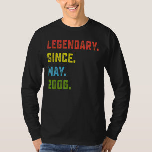 16. Geburtstagslegendär seit Mai 2006 16 Jahre T-Shirt