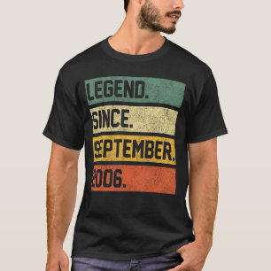 16 Jahre alt 16. Geburtstag seit September T-Shirt