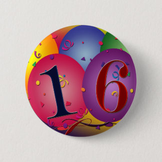 16 Jahre alt! Button