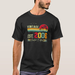 16 Jahre alt Phantastisch Vintag 2006 Retro 16. Ge T-Shirt