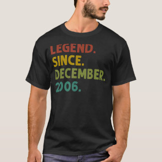16 Jahre alte Legende Seit Dezember 2006 16. Gebur T-Shirt