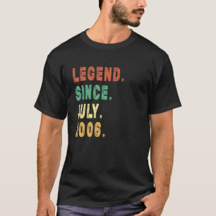 16 Jahre alte Legende seit Juli 2006 16. Geburtsta T-Shirt