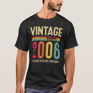 16 Jahre alte Vintage 2006 T-Shirts 16. Geburtstag