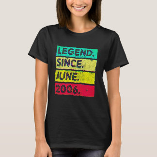 16 Jahre alte Vintage-Legende seit Juni 2006 16. G T-Shirt