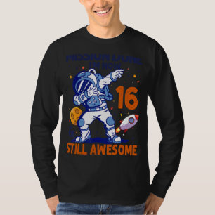 16 Jahre alter Astronautenraumplanet 16. Geburtsta T-Shirt