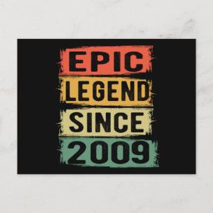 16 Jahre alter Tag Epische Legende 16. Geburtstags Postkarte