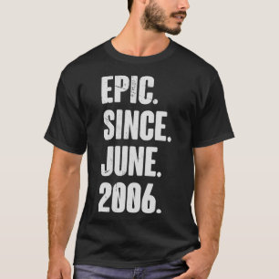 16 Jahre altes Geschenk 16. Geburtstag Epic Seit 2 T-Shirt