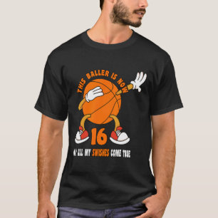 16 Jahre Altes Glück 16. Geburtstag Bysketbyll 16. T-Shirt