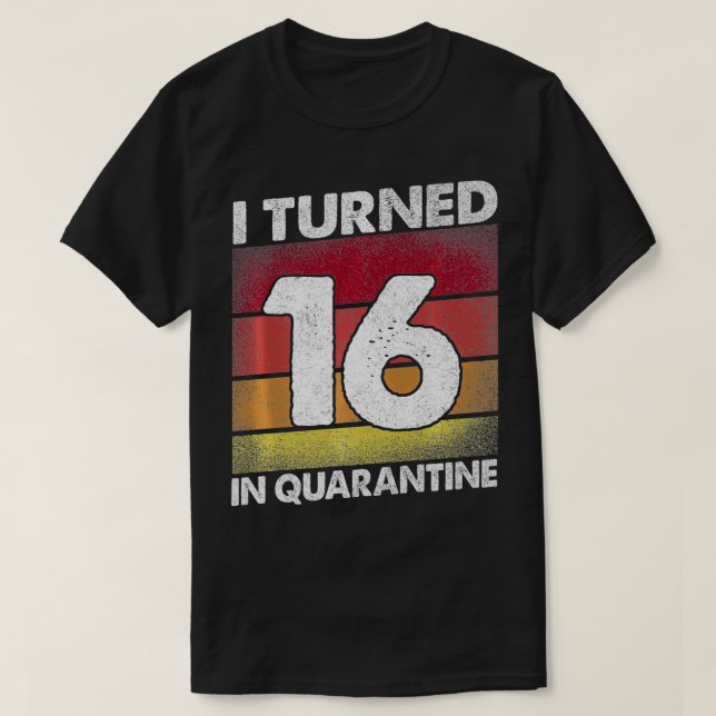 16 Jahre in Quarantäne 2020 16 Jahre alt 16. B T-Shirt (Design vorne)
