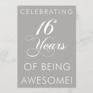 16 Jahre Phantastisch einladen Einladung