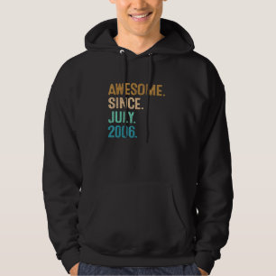 16 Jahre Phantastisch seit Juli 2006 16. Geburtsta Hoodie