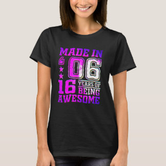 16-jähriges Mädchen für 16. Geburtstag Mädchen geb T-Shirt