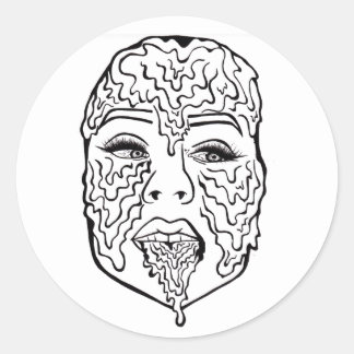 16 Kerzen Runder Aufkleber