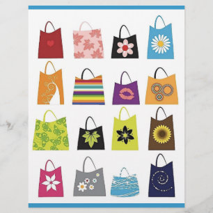 16 kostenlose Vector Shopping Bags Flyer