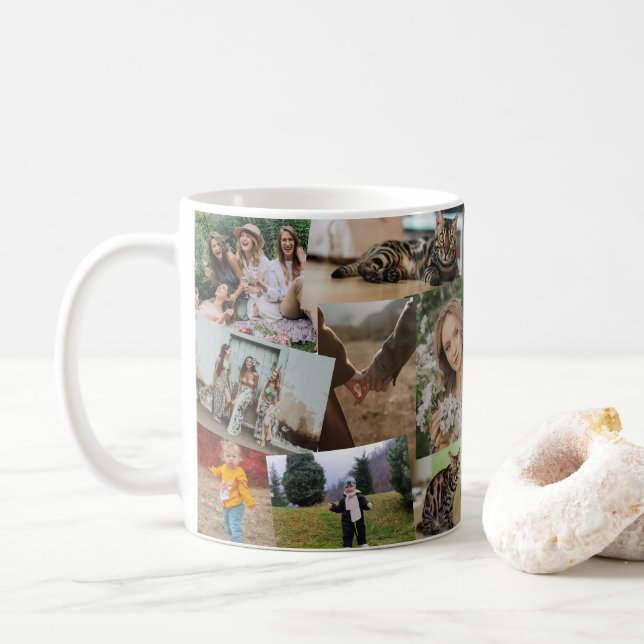 16 Meldebogen für verschleiernde Fotos Kaffeetasse (Mit Donut)